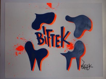 BIFTEK
Sans titre

Peinture aérosol et pochoir...