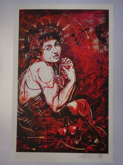 C215 (Français, né en 1973)
Bacchus (rouge)

Sérigraphie...