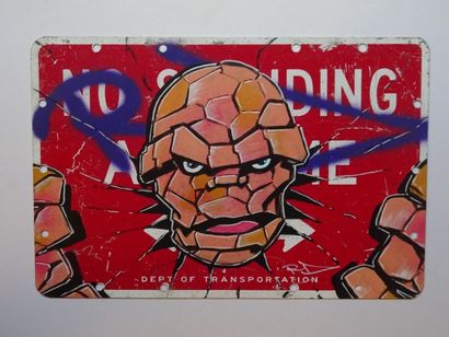 RD 357
No standing anytimes

Peinture aerosol...