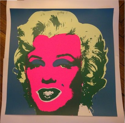 WARHOL Andy
Marilyn Bleu

Sérigraphie en...