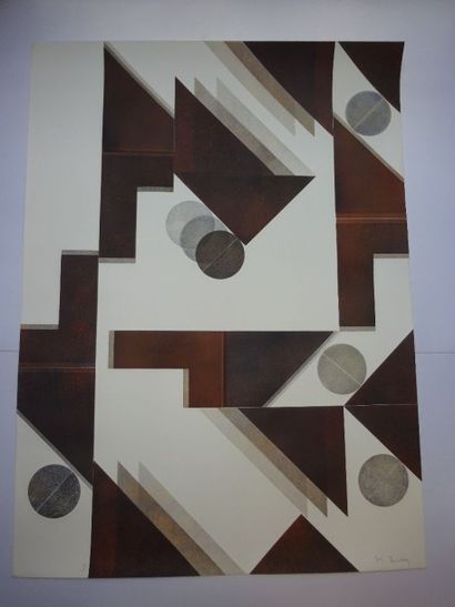 POL BURY (1922-2005)
Composition géométrique

Sérigraphie...