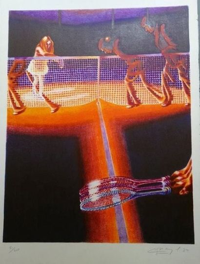 JEAN-CLAUDE MEYNARD (Français, né en 1951)
Tennis

Lithographie...