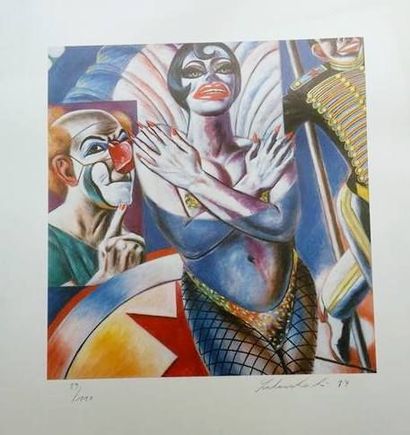 LUCKASCHAWSKI (Né en 1974)
Le cirque

Lithographie...