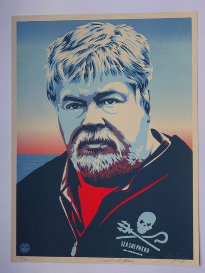 SHEPARD FAIREY (Américain, né en 1970)
Capitaine...