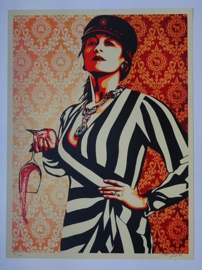 SHEPARD FAIREY (Américain, né en 1970)
Peace...