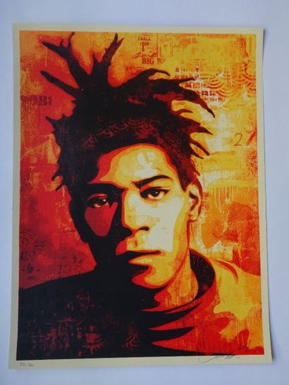 SHEPARD FAIREY (Américain, né en 1970)
Basquiat,...