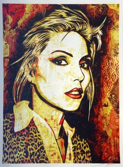 SHEPARD FAIREY (Américain, né en 1970)
Blondie,...