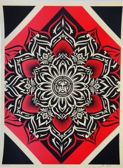 SHEPARD FAIREY (Américain, né en 1970)
Lotus...