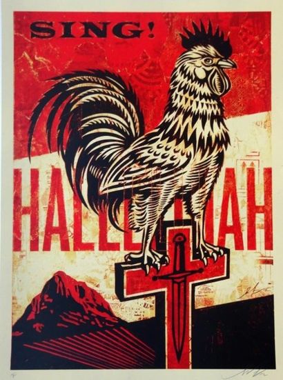 SHEPARD FAIREY (Américain, né en 1970)
Sing...