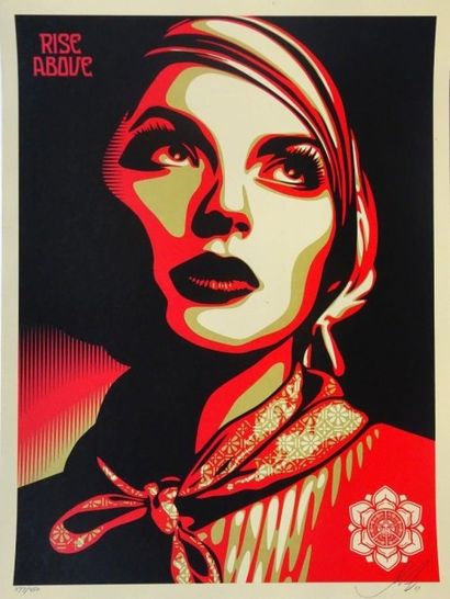 SHEPARD FAIREY (Américain, né en 1970)
Rise...