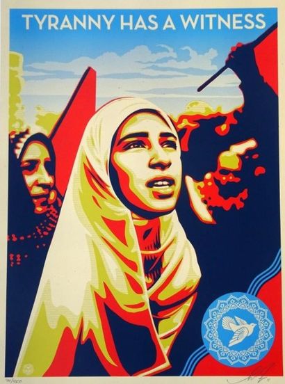 SHEPARD FAIREY (Américain, né en 1970)
Tyranny...