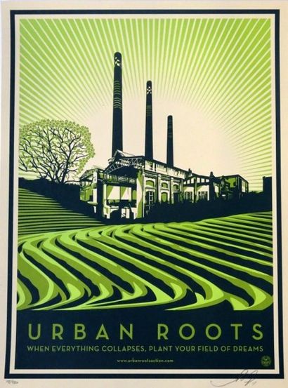 SHEPARD FAIREY (Américain, né en 1970)
Urban...