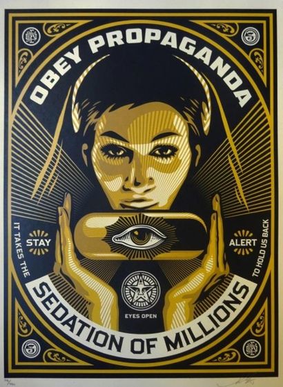 SHEPARD FAIREY (Américain, né en 1970)
Sedation...