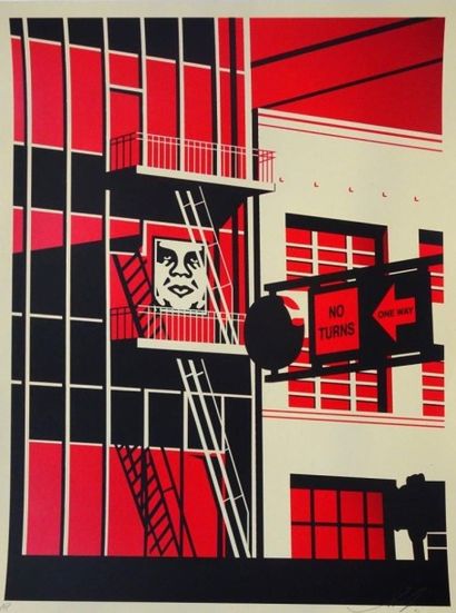 SHEPARD FAIREY (Américain, né en 1970)
SF...
