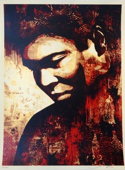 SHEPARD FAIREY (Américain, né en 1970)
Ali,...