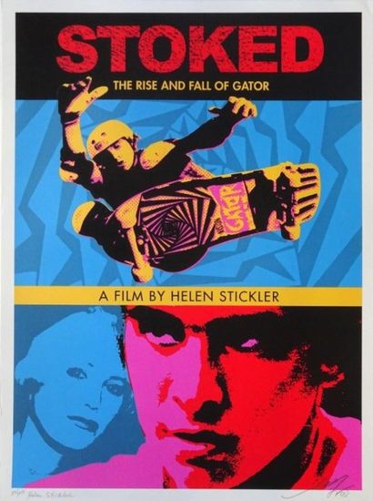 SHEPARD FAIREY (Américain, né en 1970)
Stoked,...