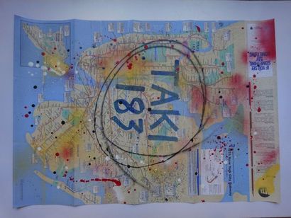 TAKI 183
Map

Technique mixte sur map, signée

83...