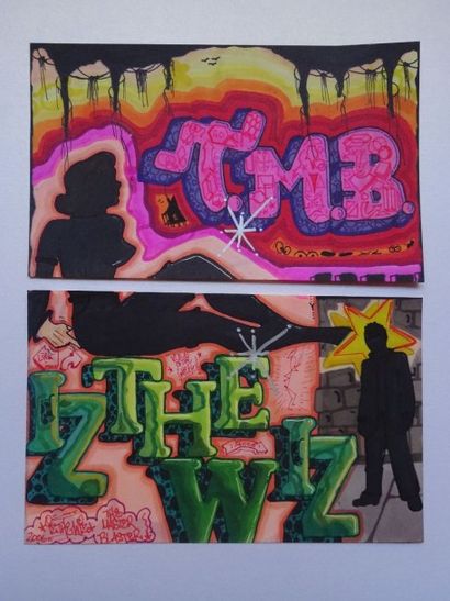 IZ THE WIZ
The master blaster, TMB
Diptyque,
Feutre...
