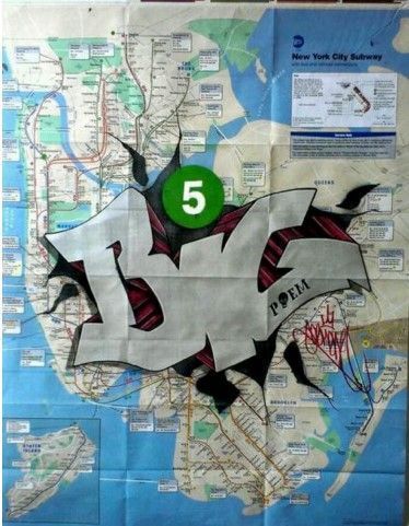 POEM
Map, Big Poem, 2011

Technique mixte...