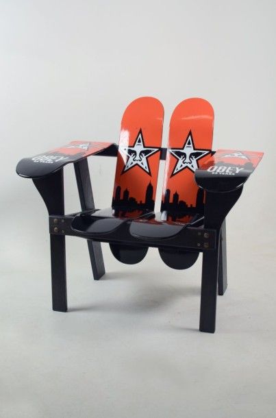 SHEPARD FAIREY (Américain, né en 1970)
Fauteuil

Sérigraphie...