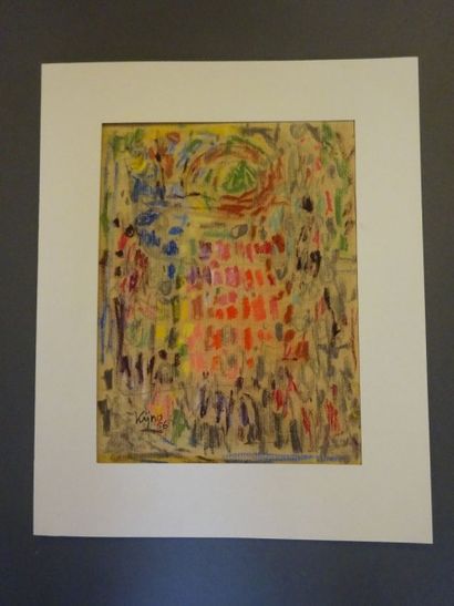 Ladislas KIJNO
Sans titre, 1956

Pastel gras...