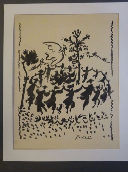Pablo PICASSO
Combat pour la paix

Lithographie...