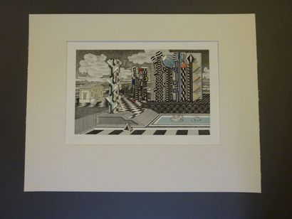 GEORGES CABOT
La ville oubliée

Gravure en...