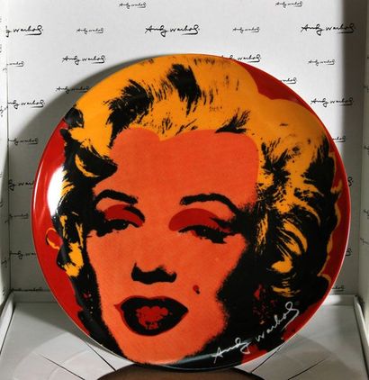 WARHOL Andy (1928-1987)
Marilyn

Assiette...