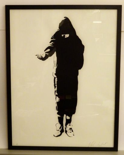 BLEK LE RAT (Français, né en 1952)
Beggar

Sérigraphie...