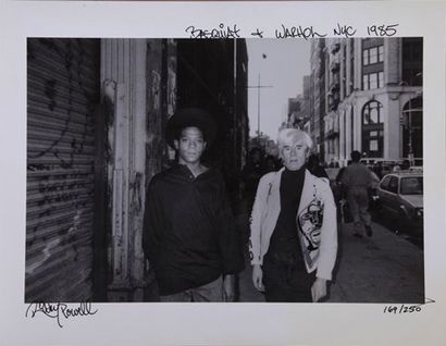 RICKY POWELL 
Basquiat & Warhol NYC, 1985

Tirage...