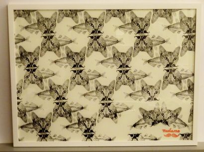 * MADAME
Chat Poisson
Sérigraphie sur papier,...
