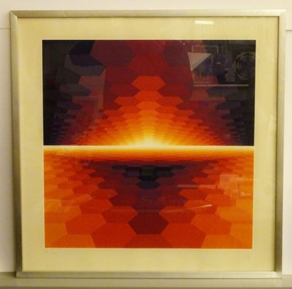 YVARAL (1934-2002)
Purple horizon

Sérigraphie...