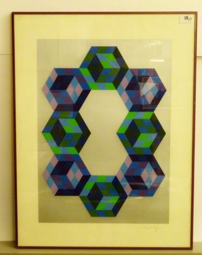 VASARELY Victor (1906-1997)
Biome

Sérigraphie...