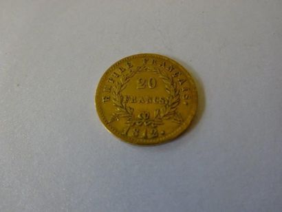 Pièce de 20 francs en or 1812 (24 carats)....