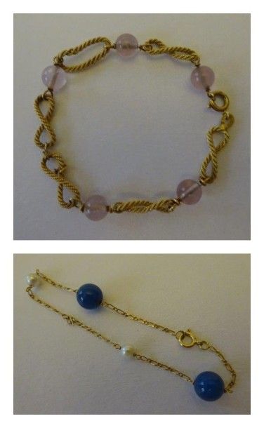 Petit bracelet en or jaune (18 carats) et...