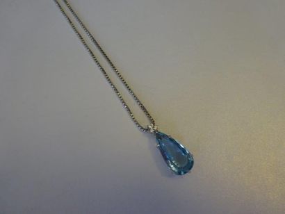 PENDENTIF AIGUE MARINE Pendentif aigue marine...
