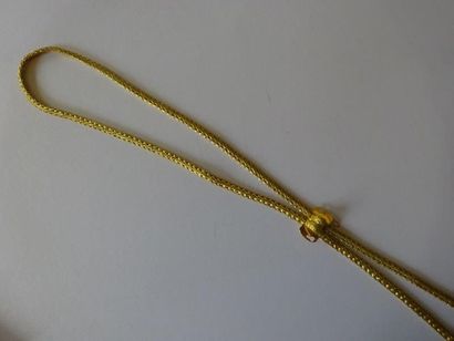 COLLIER EN OR Entièrement souple en or jaune...