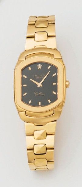 MONTRE BRACELET DE DAME EN OR JAUNE 18 CARATS...