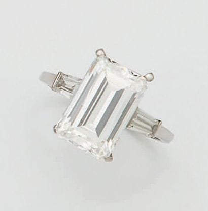 BAGUE DIAMANT PAR VAN CLEEF & ARPELS Ornée...