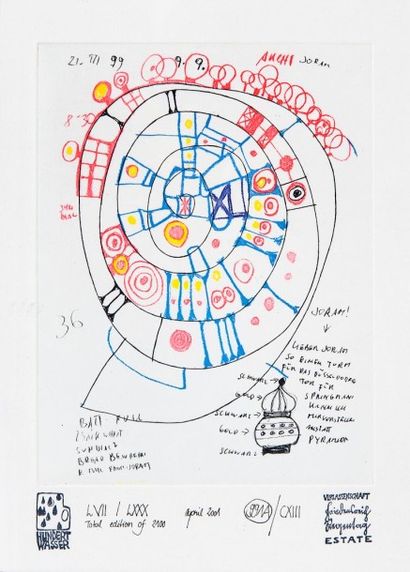 FRIEDENSREICH HUNDERTWASSER (1928-2000) (D’APRÈS)


SANS...