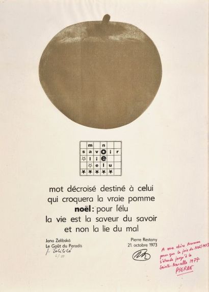 JANA ZELIBSKA (NÉE EN 1941)


POÉME OBJET,...