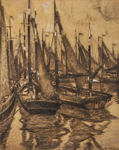 A. DELBET


Voiliers

Fusain et craie sur...