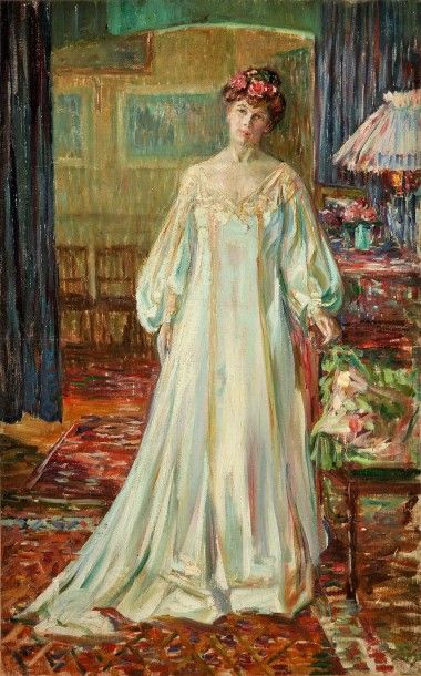 ECOLE FRANCAISE


Femme à la robe blanche

Huile...