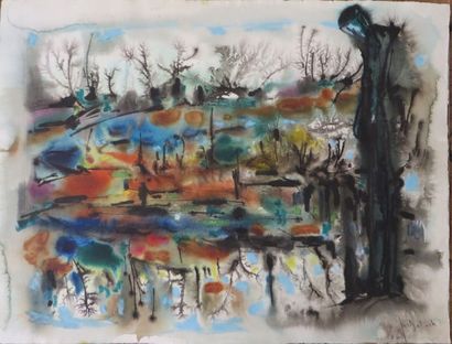 Jos DECOCK (1934-2010)
Étude de Paysage

Technique...