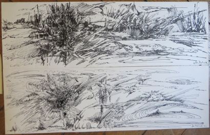 Jos DECOCK (1934-2010)
tude de Paysage, 1962

Encre...