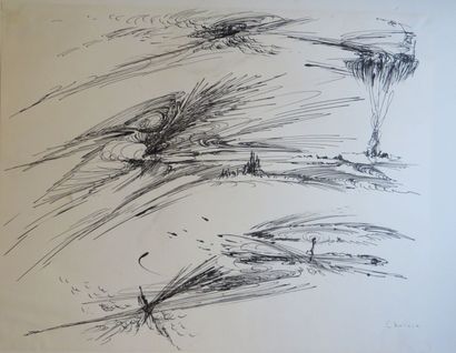 Jos DECOCK (1934-2010)
Étude

Technique mixte...