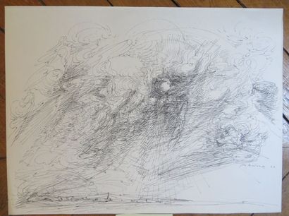Jos DECOCK (1934-2010)
Étude de Paysage,...