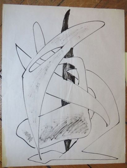 Jos DECOCK (1934-2010)
Composition

Encre...