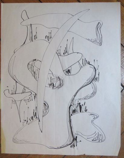 Jos DECOCK (1934-2010)
Composition

Encre...