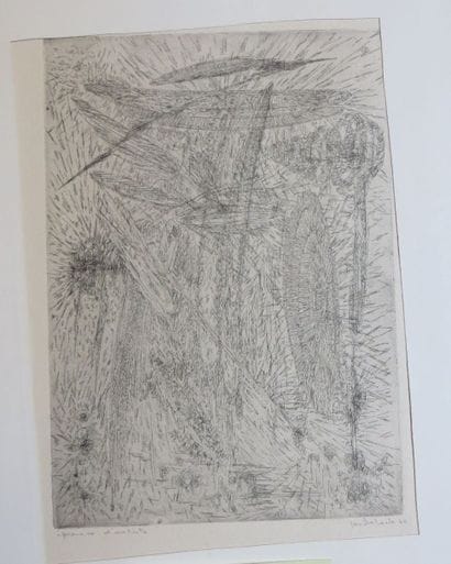 Jos DECOCK (1934-2010)
« Déclanchement spatial »

Gravure...